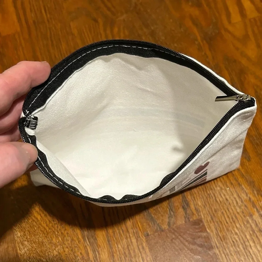 Canvas Cosmetic Bag. Brand new